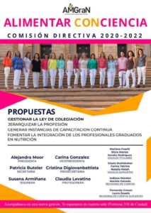 La Comisión Directiva «ALIMENTAR CONCIENCIA» 2020-2022 Ha Cumplido Su Gestión Y Con Gusto Da La Bienvenida A La Comisión Entrante «NUTRIENDO FUTURO» 2022-2024